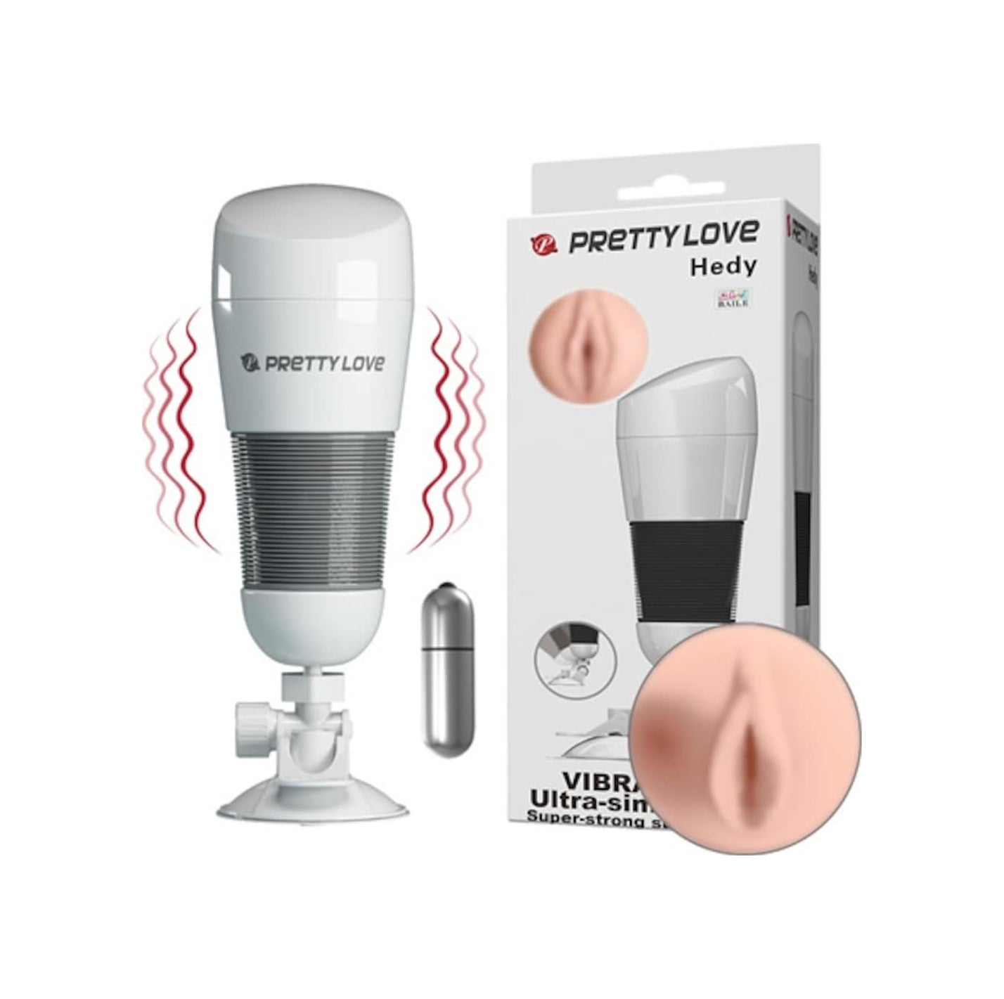 Pretty Love Kablosuz 27 Cm Titreşimli Tam Realistik Suni Vajina Mastürbatör