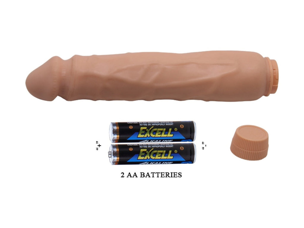 Baile Barbara 25 Cm Damarlı Realistik 10 Titreşimli Vibratör Penis
