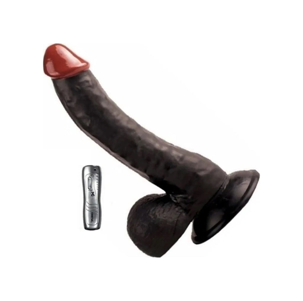 Realistik Titreşimli 22 CM Gerçekçi Yapay Zenci Penis Vibratör