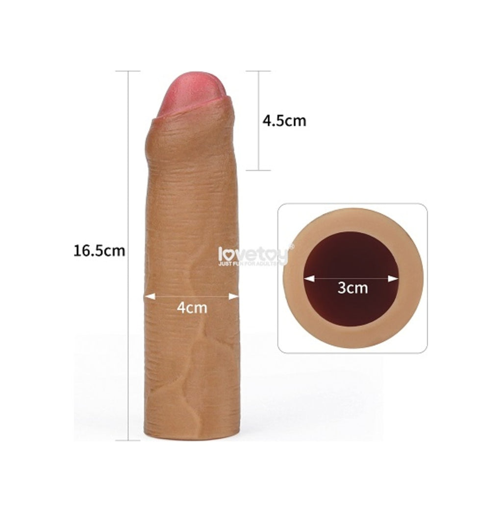 Lovetoy Nature 2.5 Cm Dolgulu Sünnetsiz Penis Kılıfı New