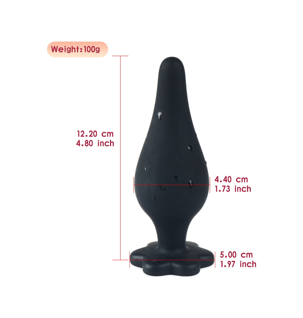 12 CM Zenci Anal Plug Anal Tıkaç Tıpa Stimülatör
