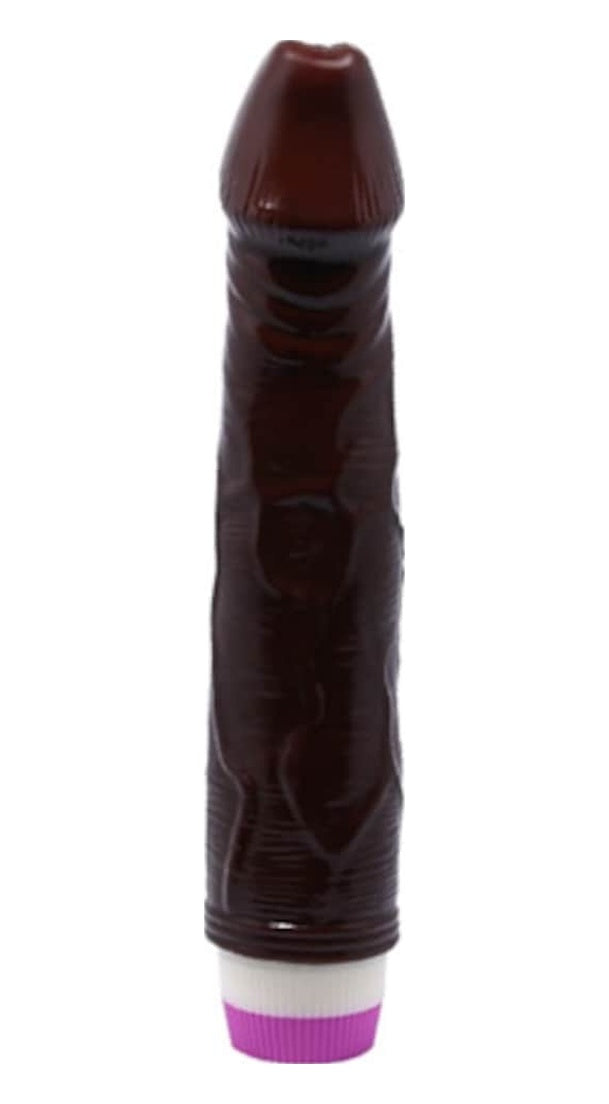 Johny 23 Cm Titreşimli Realistik Zenci Vibratör Penis