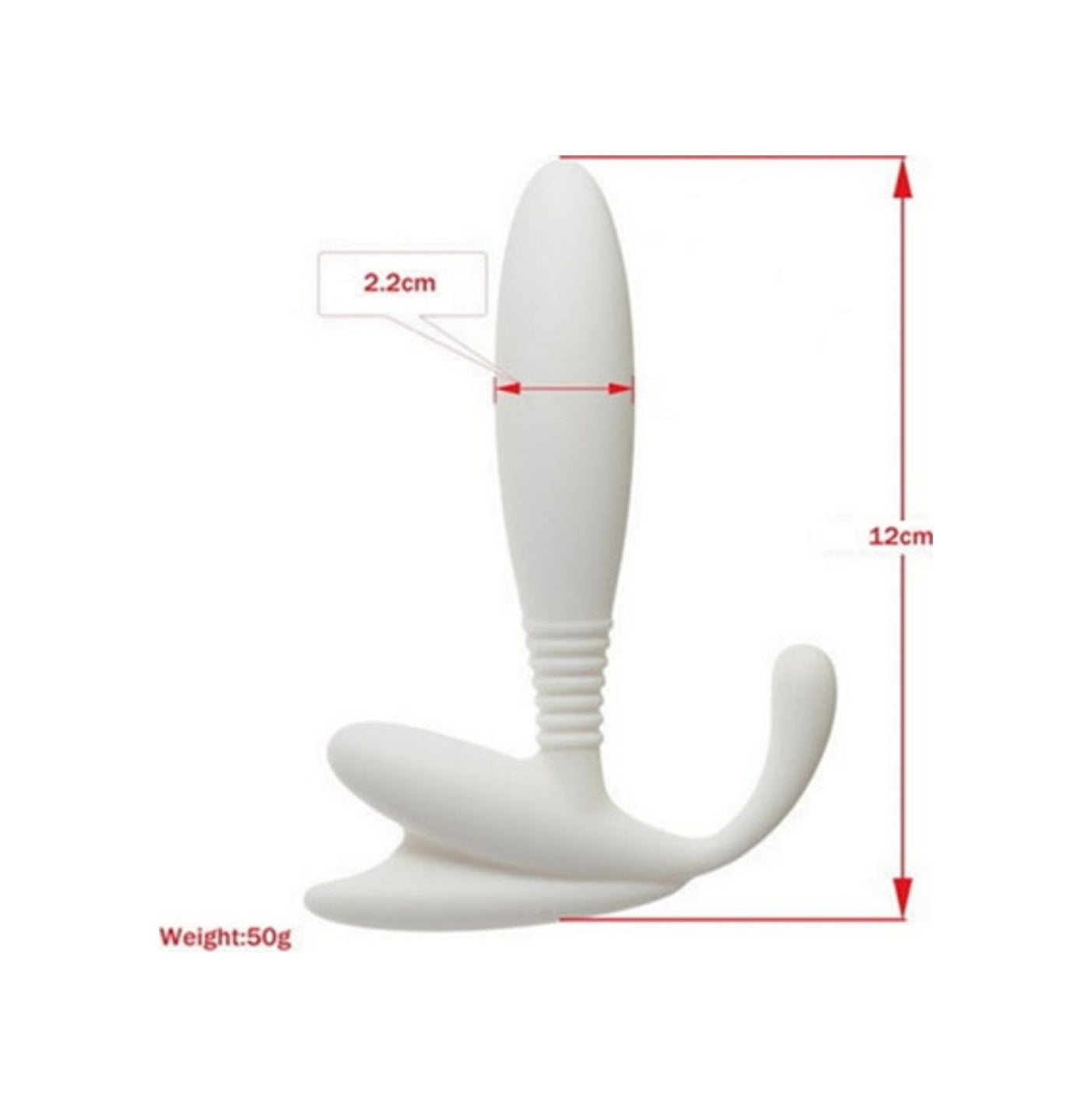 Anal Pleasures 7 Titreşimli Beyaz Anal Vibratör Anal Plug