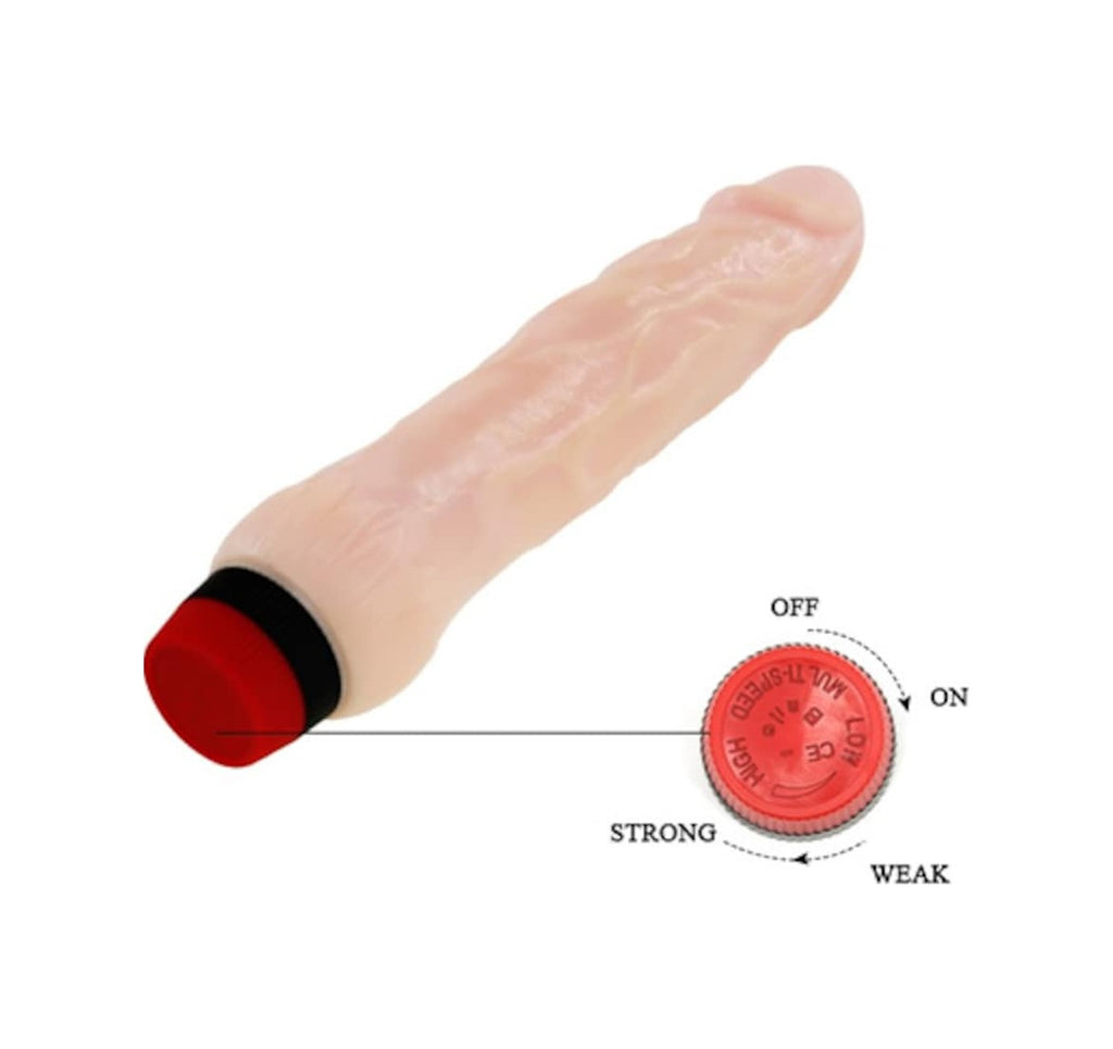 Baile Perfect Pleasures 21 Cm Titreşimli Realistik Vibratör Penis Dildo