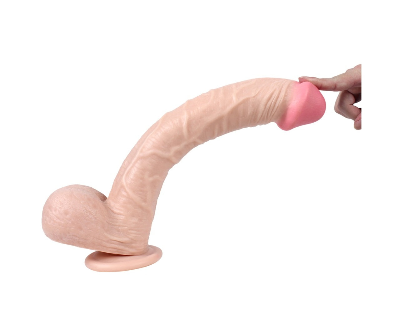 Spartacus Sexy Dev Realistik Penis 33 Cm Gerçek Görünümlü Dildo