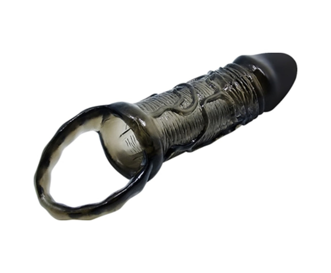Pretty Love Breyden 16 Cm Siyah Zenci Uzatmalı Silikon Penis Kılıfı Dildo