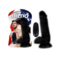 Adure 18Cm 10 Titreşimli Realistik Zenci Vibratör Gerçekçi Penis
