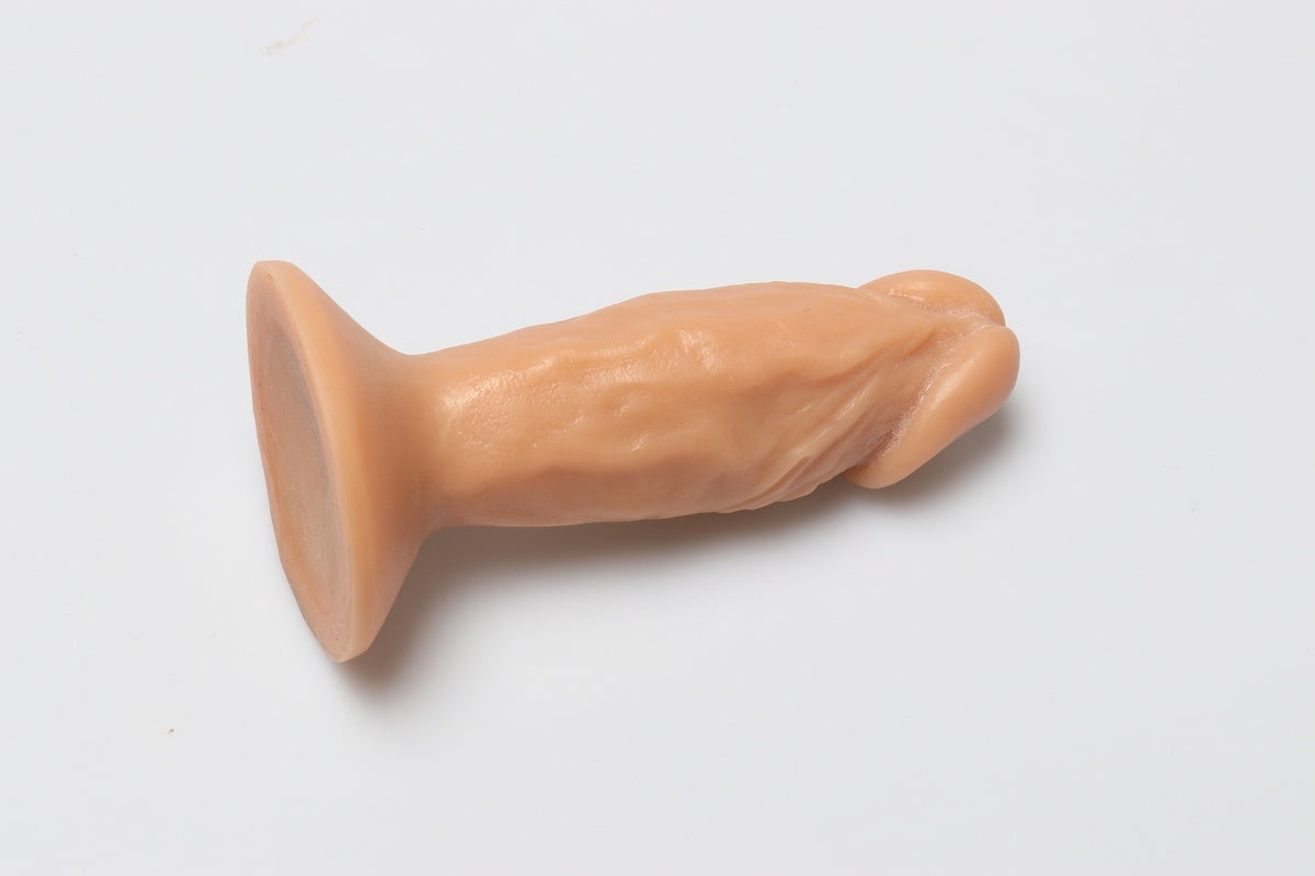 Realistik 12 CM Anal Penis Vantuzlu Anal Dildo Anal Plug Tıpa