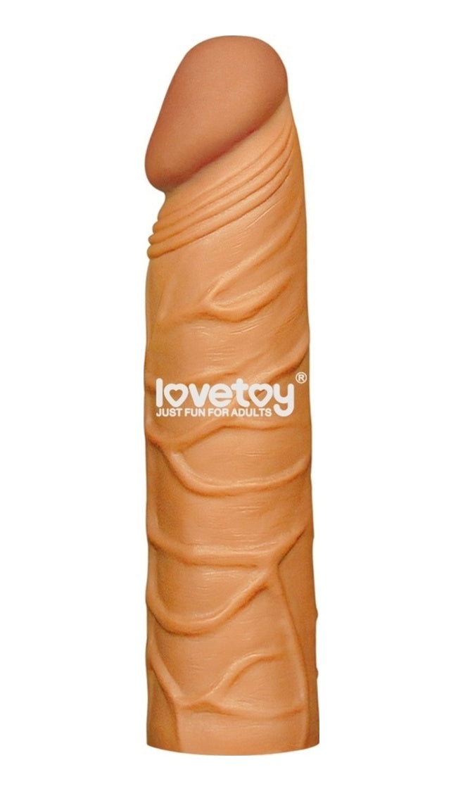 Lovetoy X-Large Dolgulu Realistik Uzatmalı Penis Kılıfı Dildo