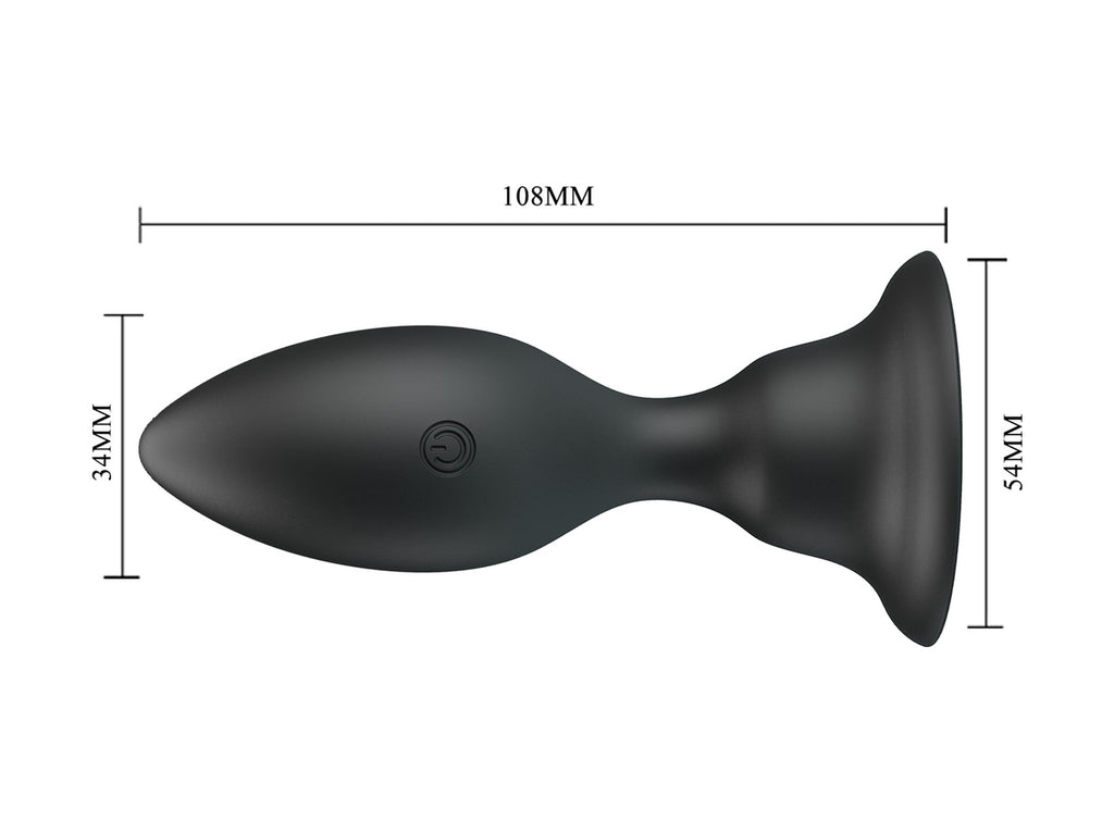 Anal Ve Vajinal Tıkaç Titreşimli Vantuzlu Anal Plug