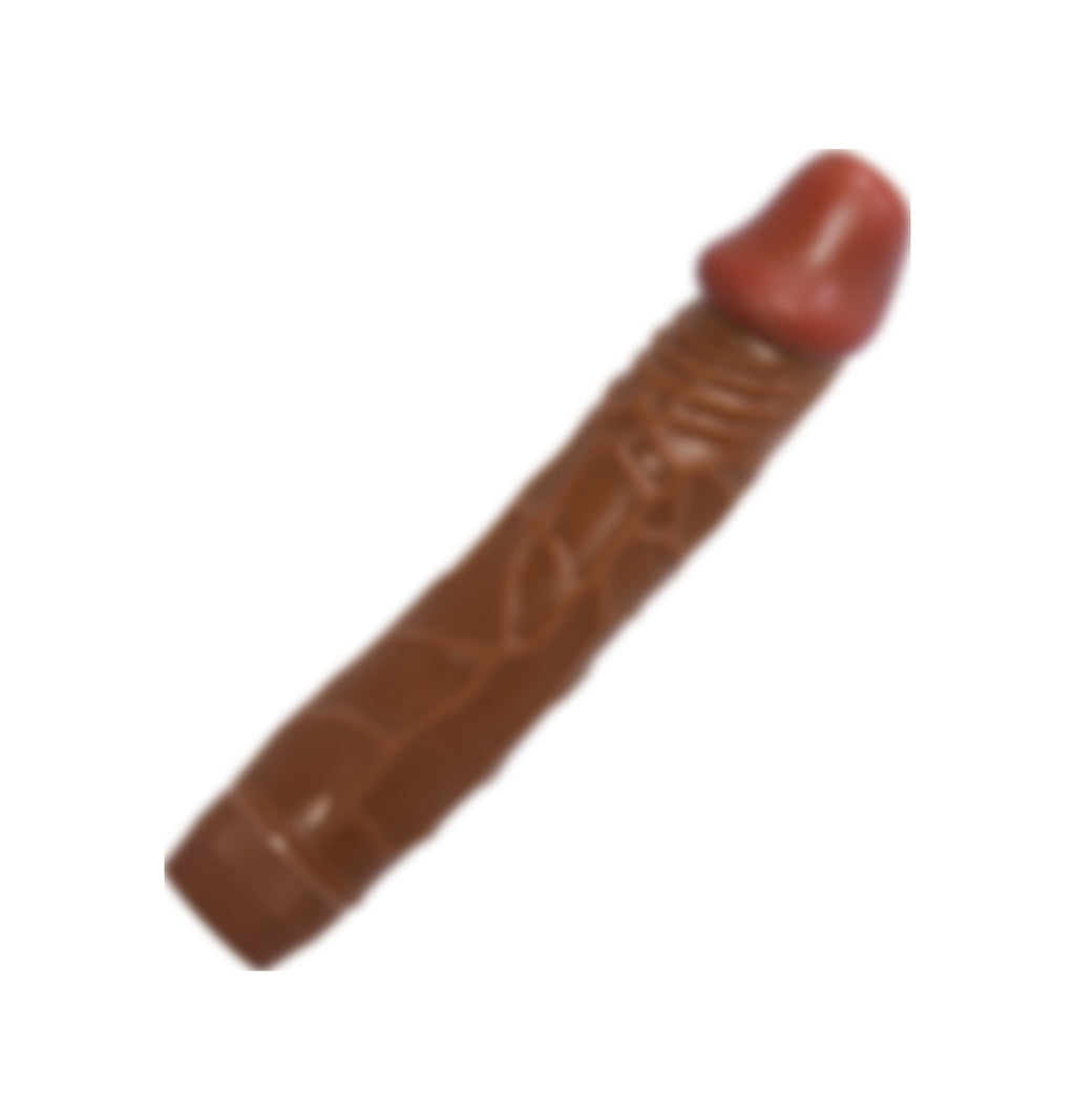 Zenci Güçlü Titreşimli 23 Cm Gerçekçi Vibratör Realistik Dildo