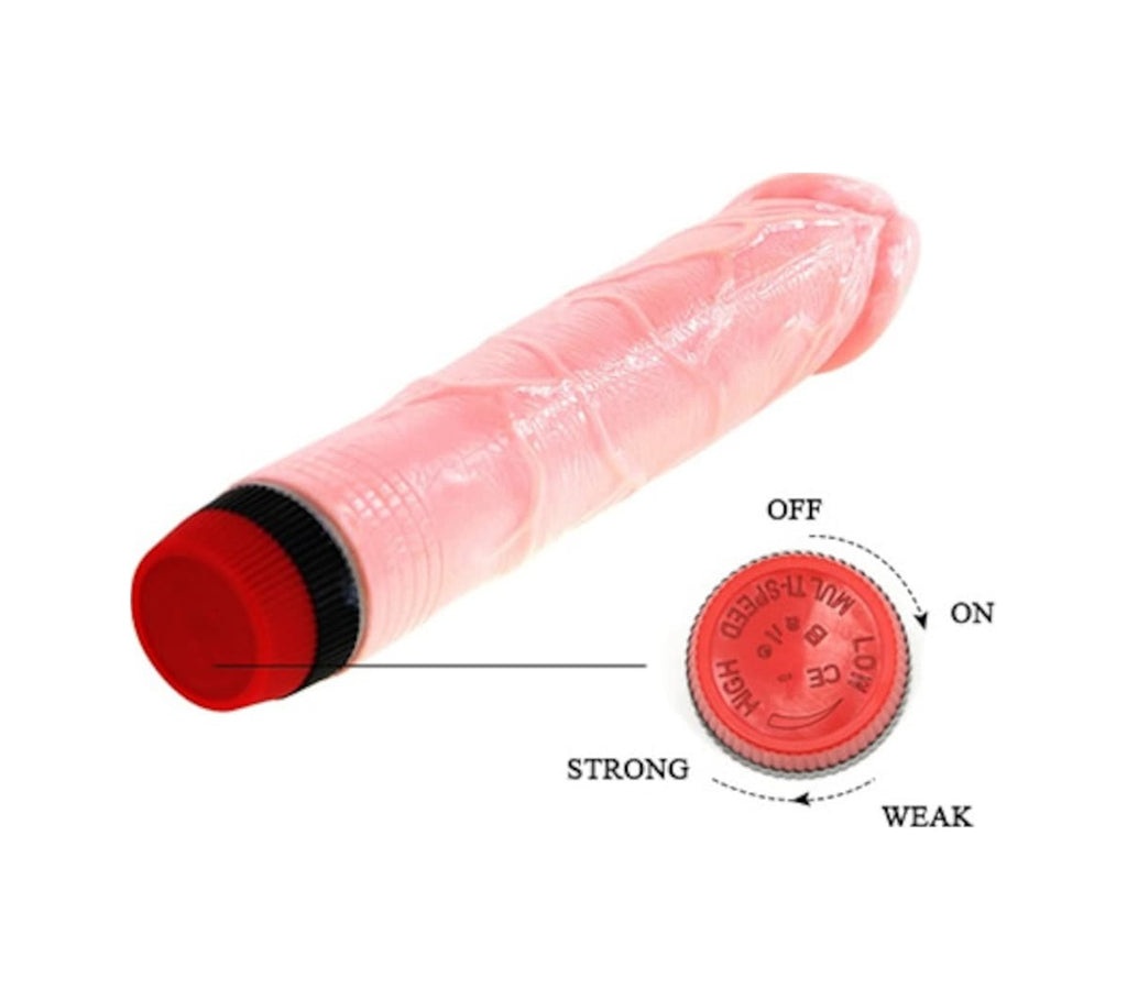 Baile Dong 21 Cm Titreşimli Süper Lüks Realistik Dildo Vibratör Penis