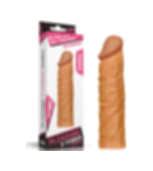 Lovetoy X-Tender 5 CM Dolgulu Realistik Uzatmalı Penis Kılıfı