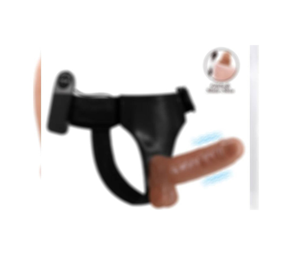 Baile 8 CM Dolgulu Titreşimli Belden Bağlamalı Realistik Vibratör