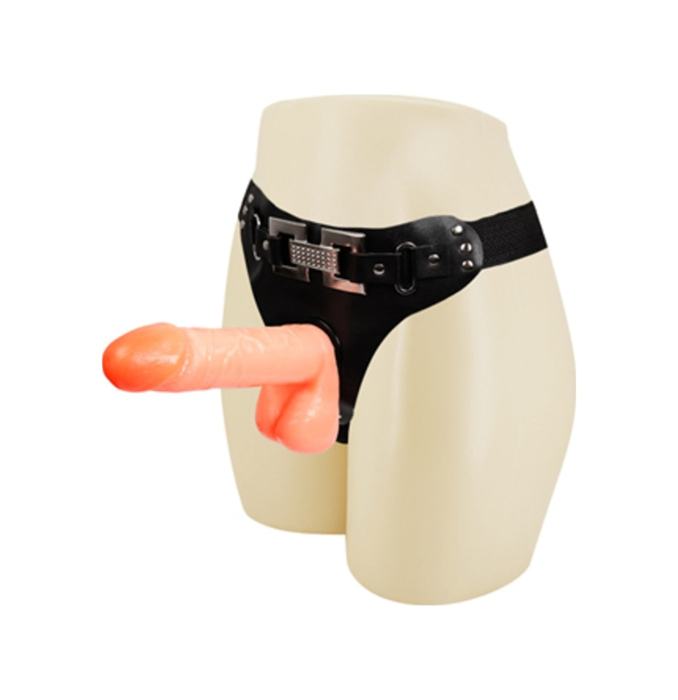 Baile Harness 18Cm Belden Bağlamalı Penis Realistik Protez Strapon