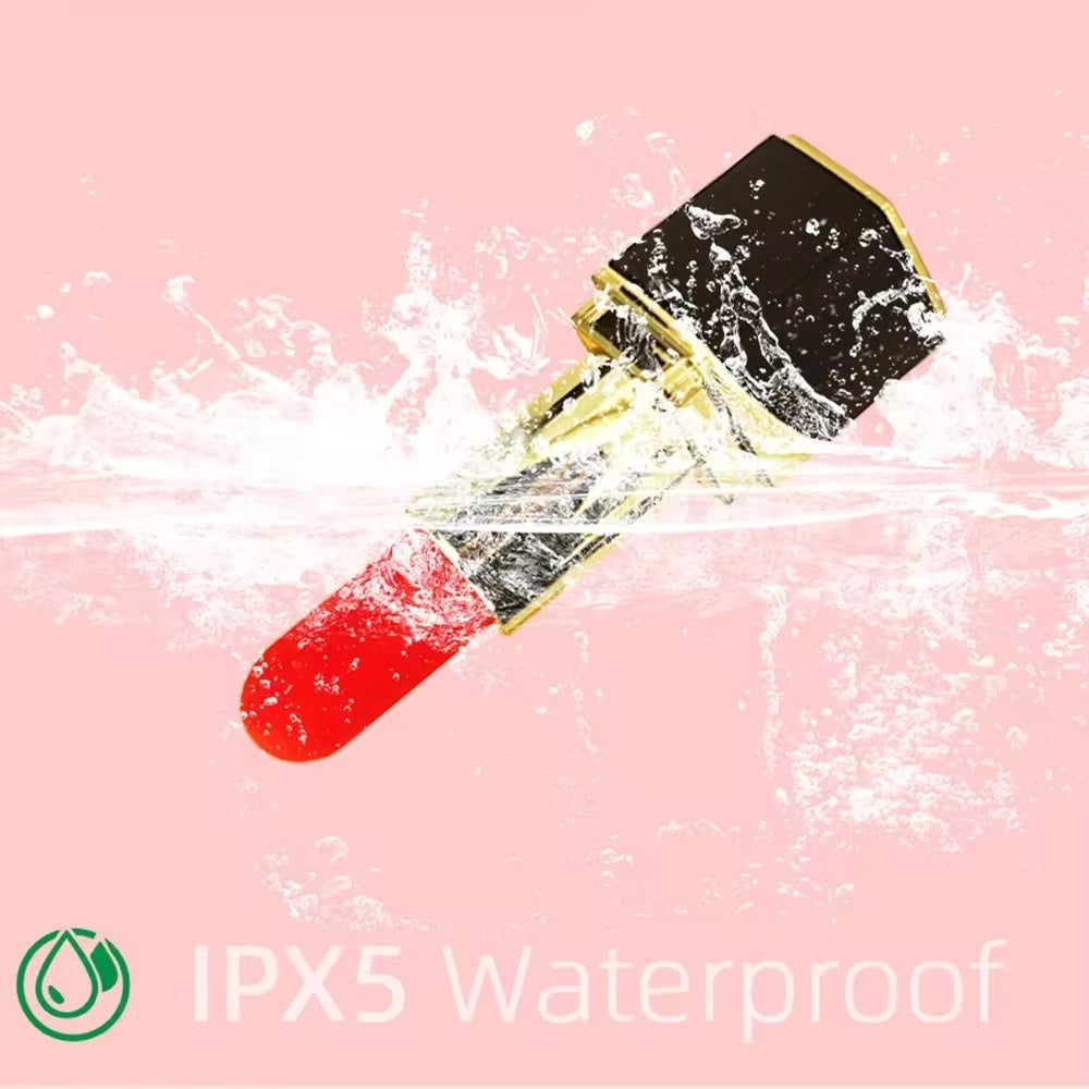 Lipstick Black USB Şarjlı 10 Farklı Frekans Titreşim Ayarlı Ruj Vibratör
