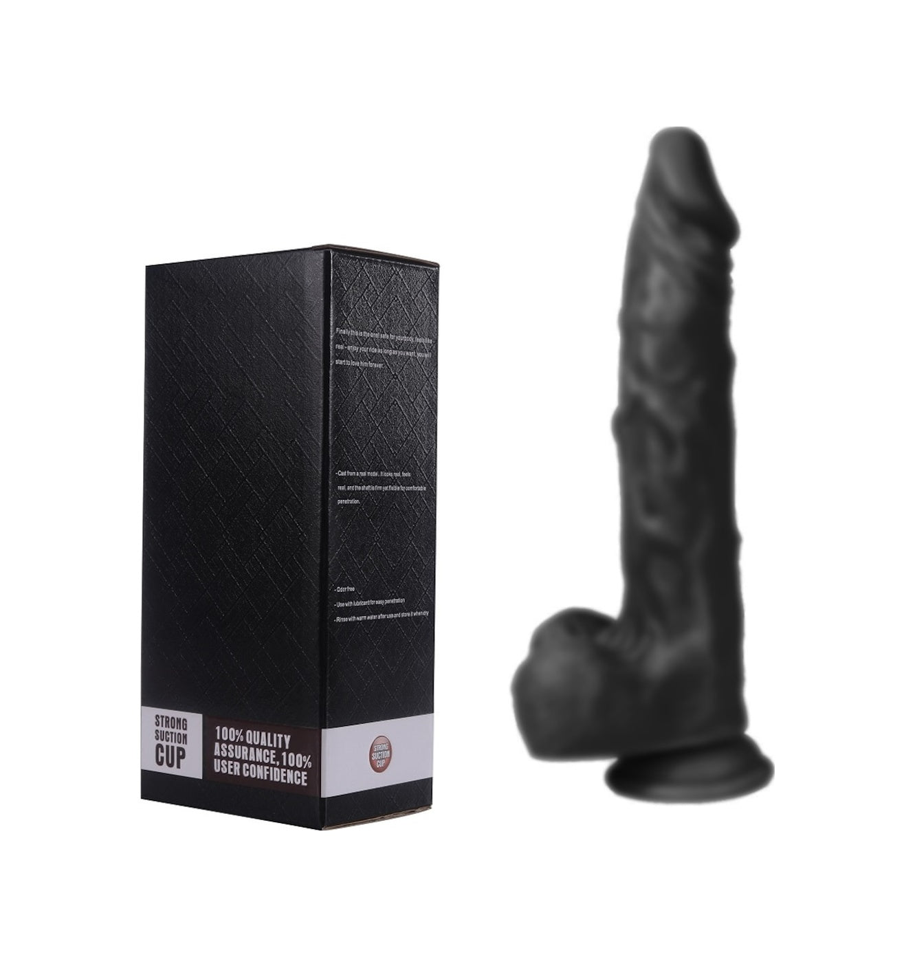Gabriel 24 Cm Vantuzlu Uzun Gerçekçi Realistik Zenci Penis Dildo