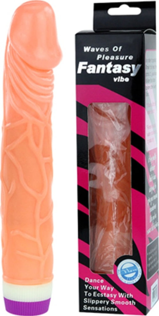 Waves 22 Cm Güçlü Titreşimli Realistik Vibratör Gerçekçi Dildo