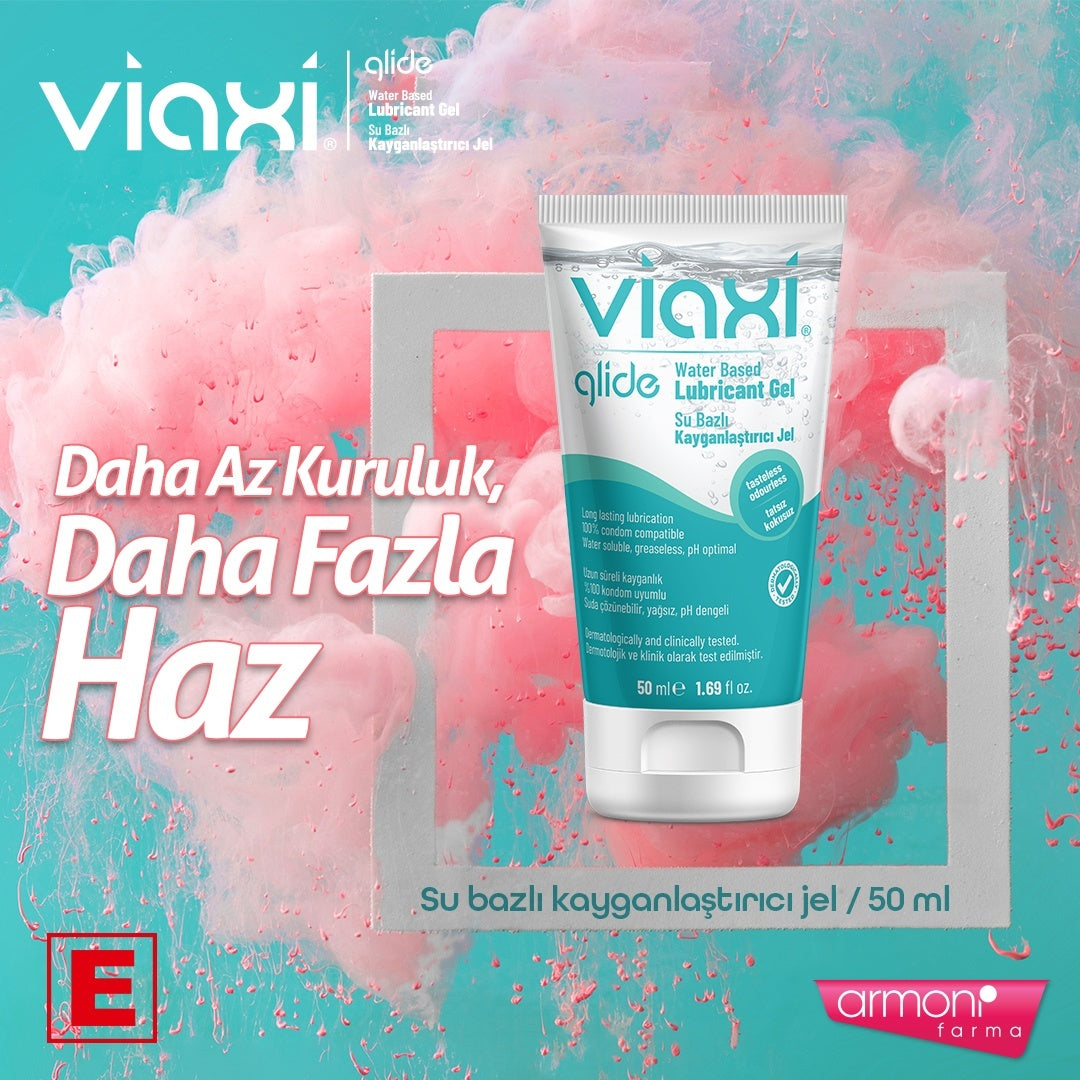Viaxi Glide Su Bazlı Kayganlaştırıcı Jel Sade 50 ML