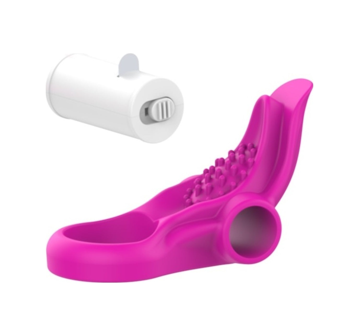 Crazy Bull Protect Silicone Tongue Güçlü Titreşimli Penis Halkası