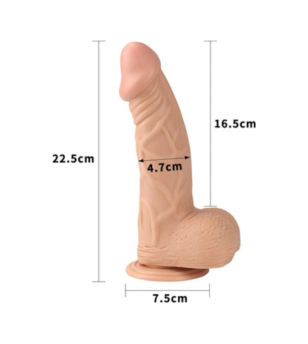 Lovetoy Süper Girthy Belden Bağlamalı Realistik Penis Strapon