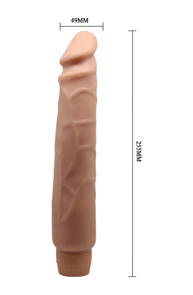Baile Barbara 25 Cm Damarlı Realistik 10 Titreşimli Vibratör Penis