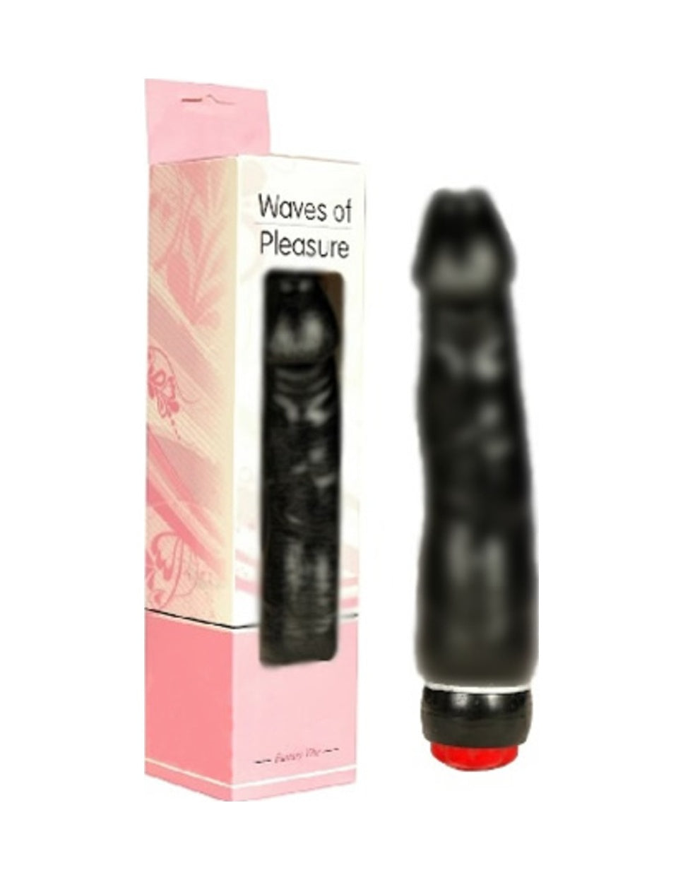 Waves 19 Cm Titreşimli Realistik Zenci Siyah Dildo Vibratör