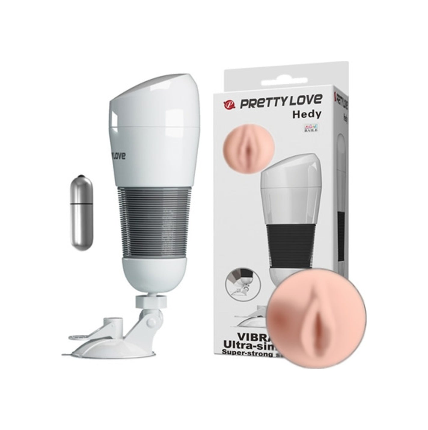 Pretty Love Hedy Kablosuz Titreşimli Realistik Vajina Yeni Nesil Mastürbatör