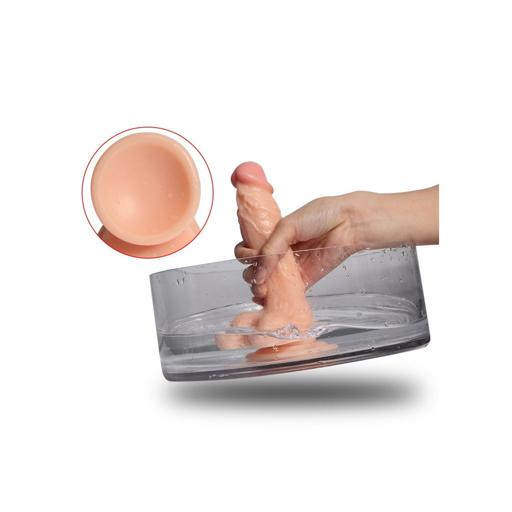 17 Cm Güçlü Vantuzlu Süper Gerçekçi Realistik Penis Anal Dildo