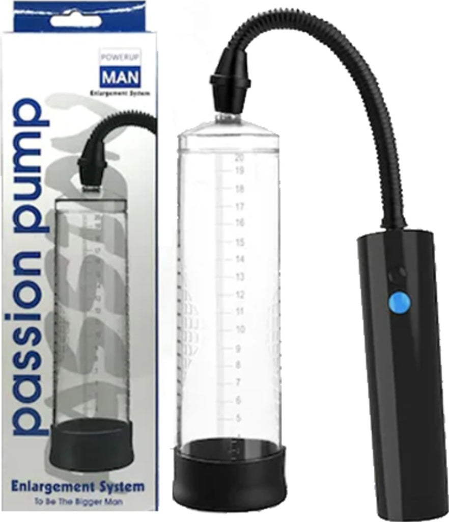 Passion Pump Power Up 22 Cm Usb Şarjlı Emiş Gücü Yüksek Penis Vakum Pompası