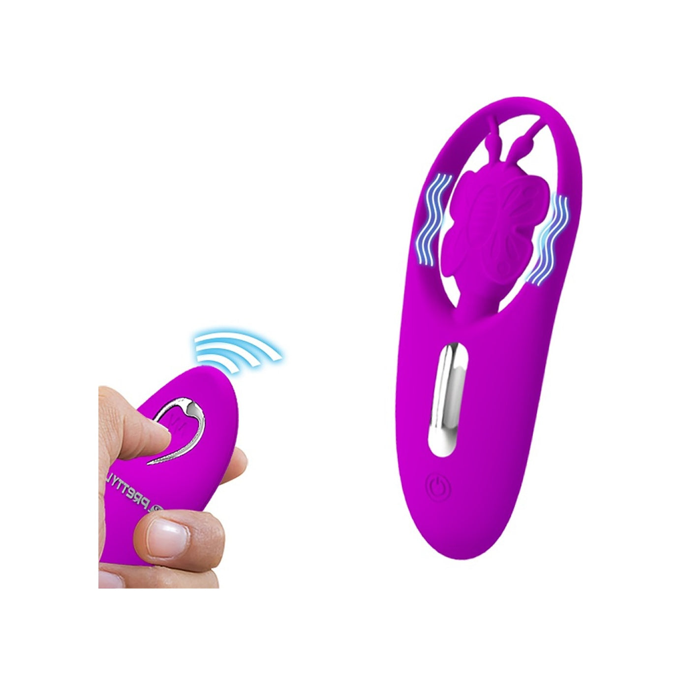 Pretty Love 12 Titreşimli Usb Şarjlı Giyilebilir Kelebek Vibratör Masturbator