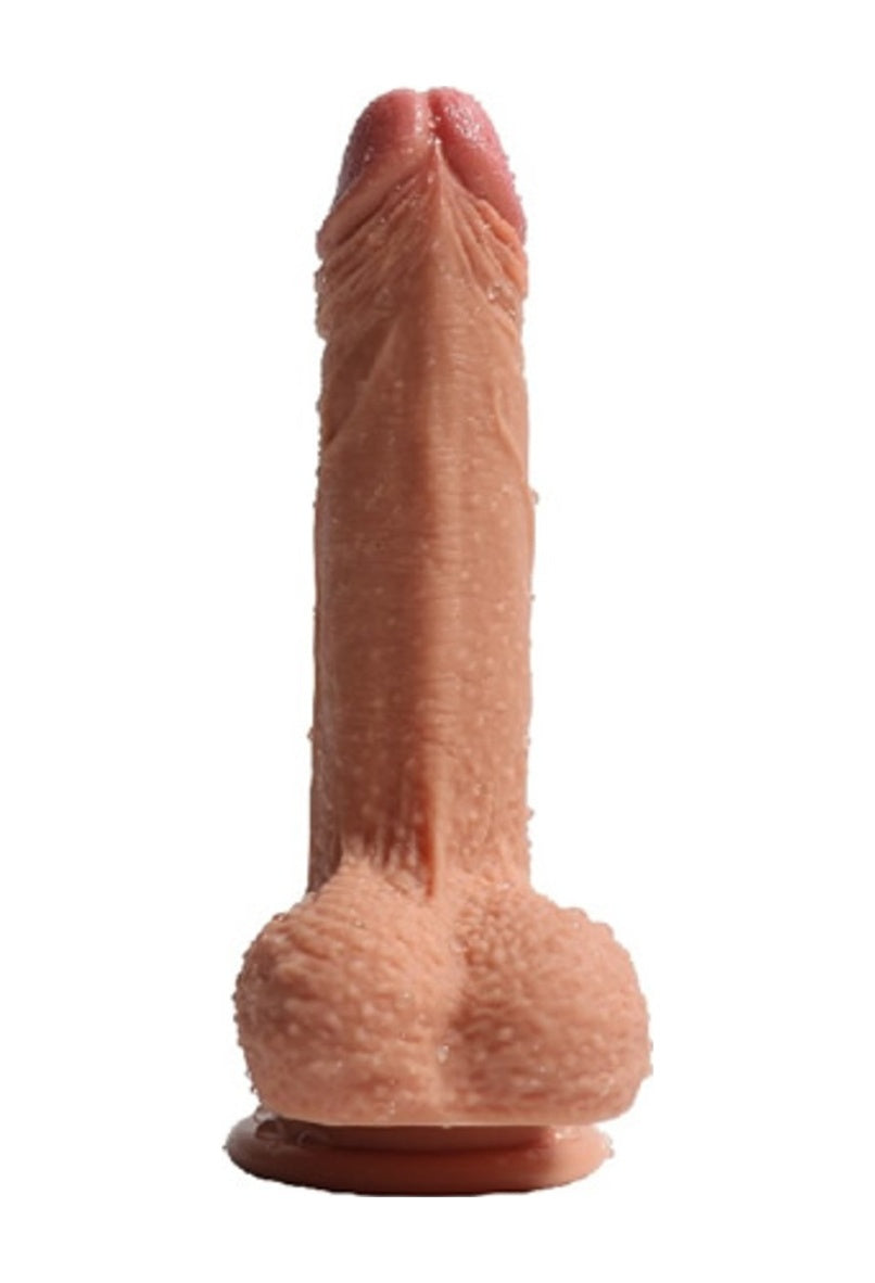 Shequ Crowley 19 Cm Çift Katmanlı Süper Gerçekçi Realistik Penis Dildo