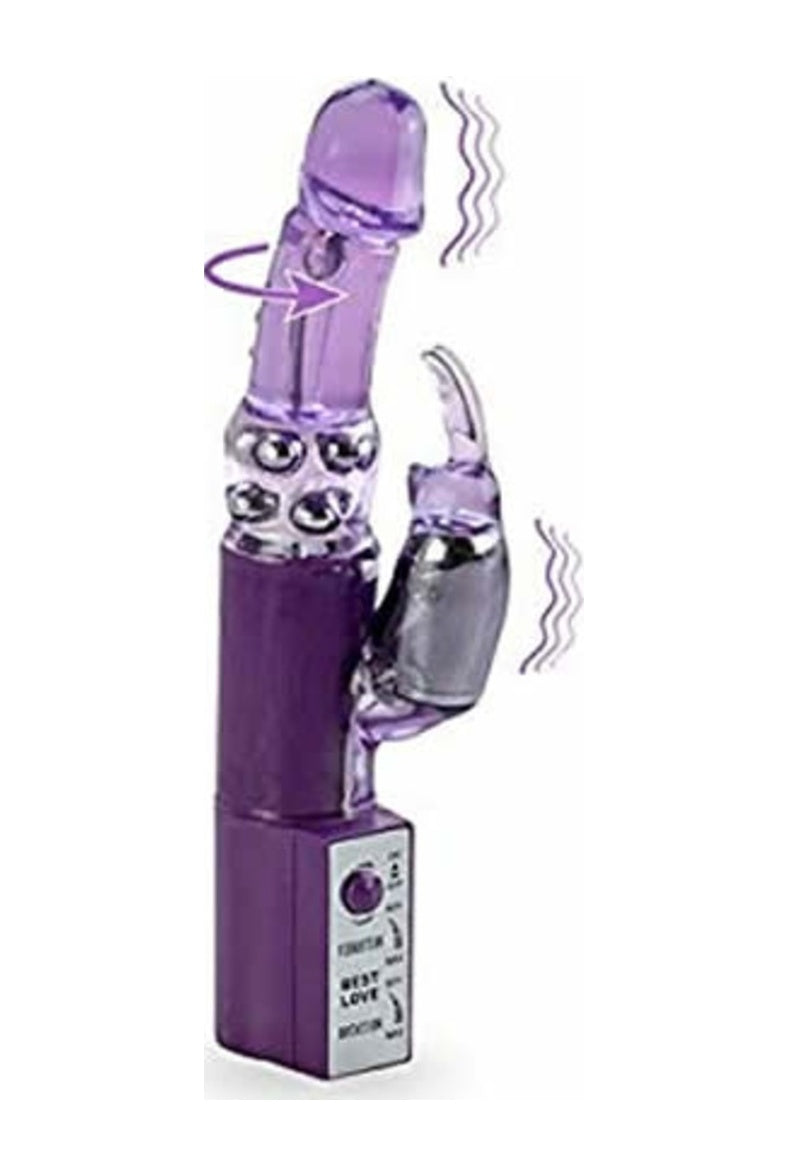 Baby 24Cm Titreşimli Oynar Başlı Teknolojik Vibratör Mastürbatör