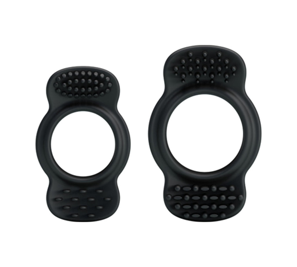 Baile Ring Set 2 Farklı Boyda Silikon Penis Halkası Zenci Penis Yüzüğü