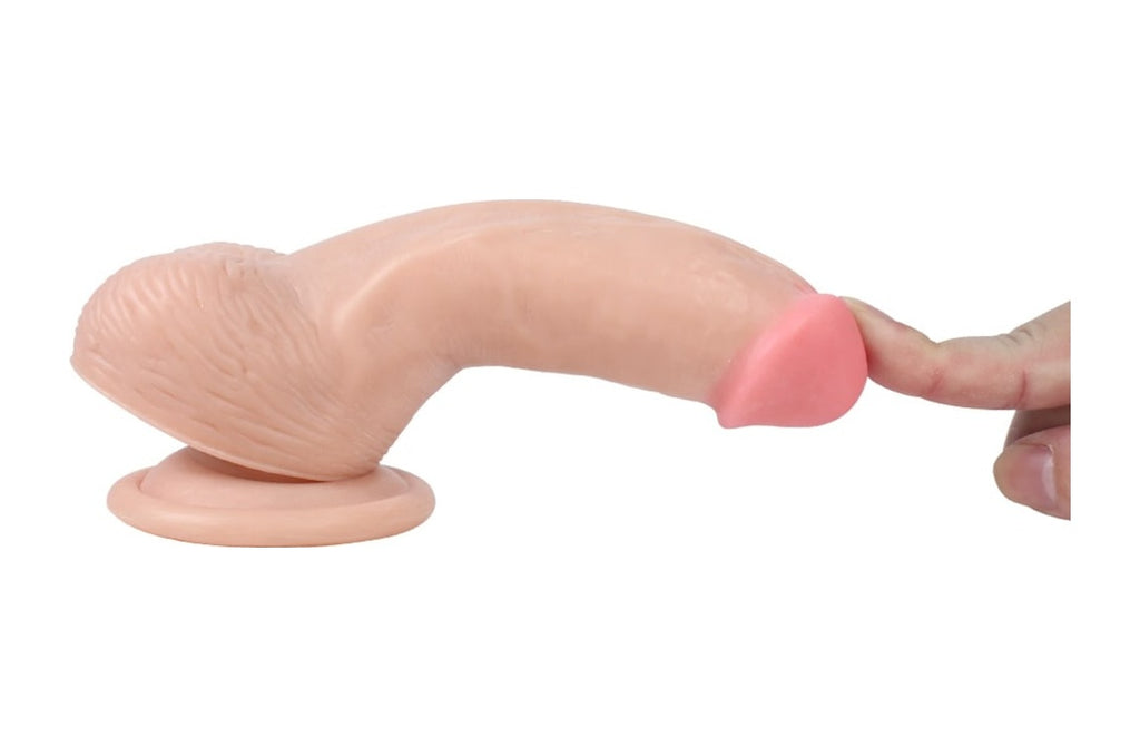 Xise 16 Cm Vantuzlu Gerçekçi Realistik Penis Anal Vajinal Dildo