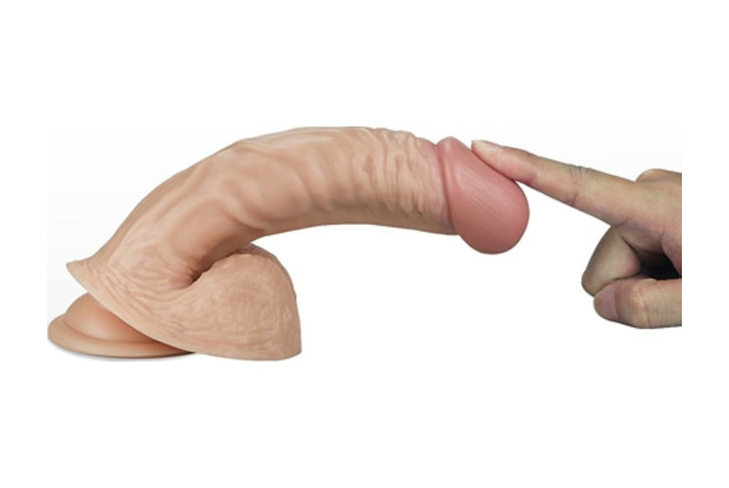 Lovetoy Real Extreme Eğimli Süper Gerçekçi Realistik Penis Vantuzlu Dildo