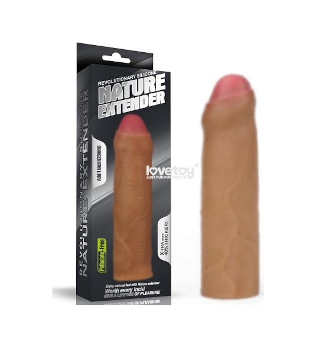 Lovetoy Nature 2.5 Cm Dolgulu Sünnetsiz Penis Kılıfı New