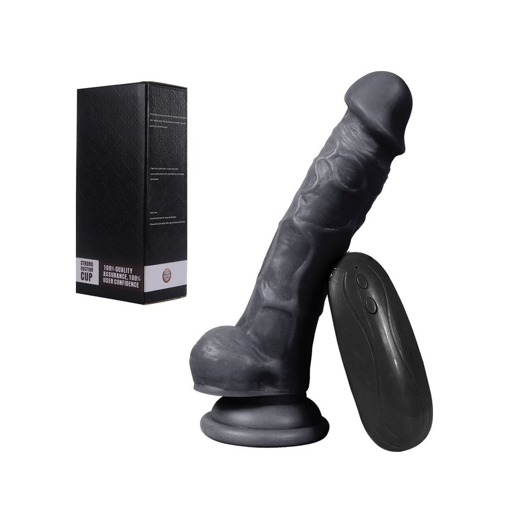 Lovetoy Zenci Titreşimli Realistik Penis Vibratör Dildo 17Cm