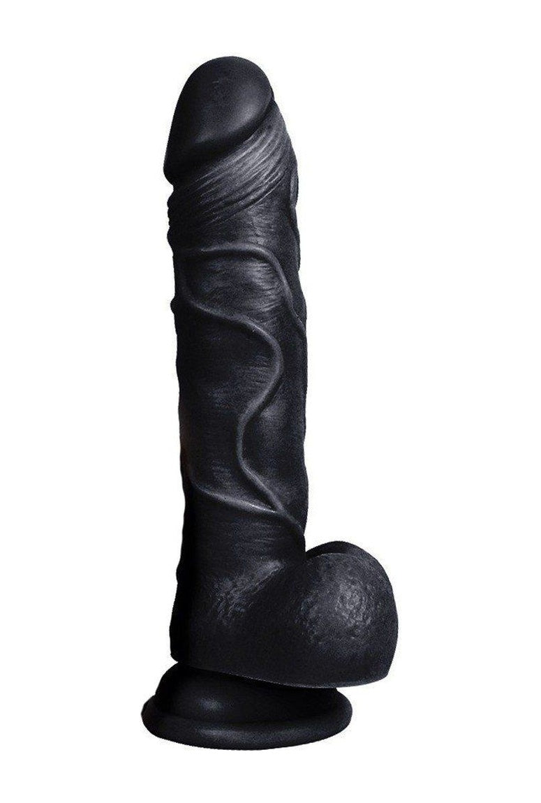 20 Cm Zenci Realistik Damarlı Penis Dildo
