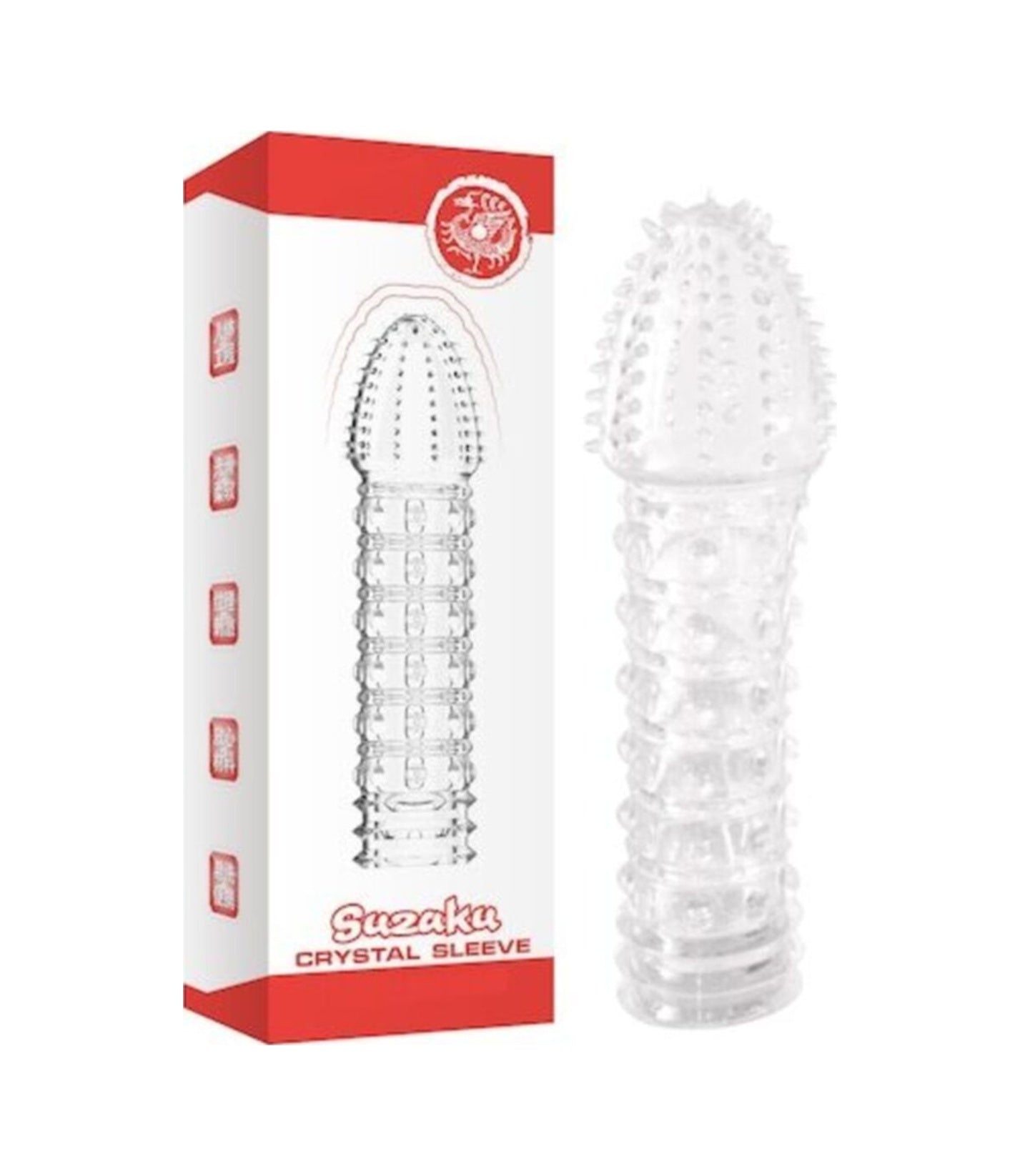 Suzaku Kaliteli Silikon Uzatmalı Penis Kılıfı Dildo