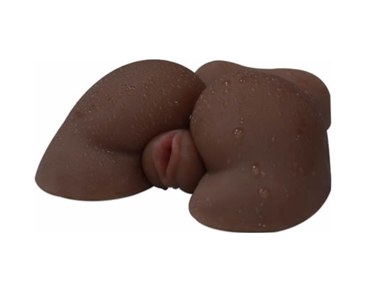 Black Ass 2 Işlevli Titreşimli Suni Vajina Anüs Zenci Kadın Kalça