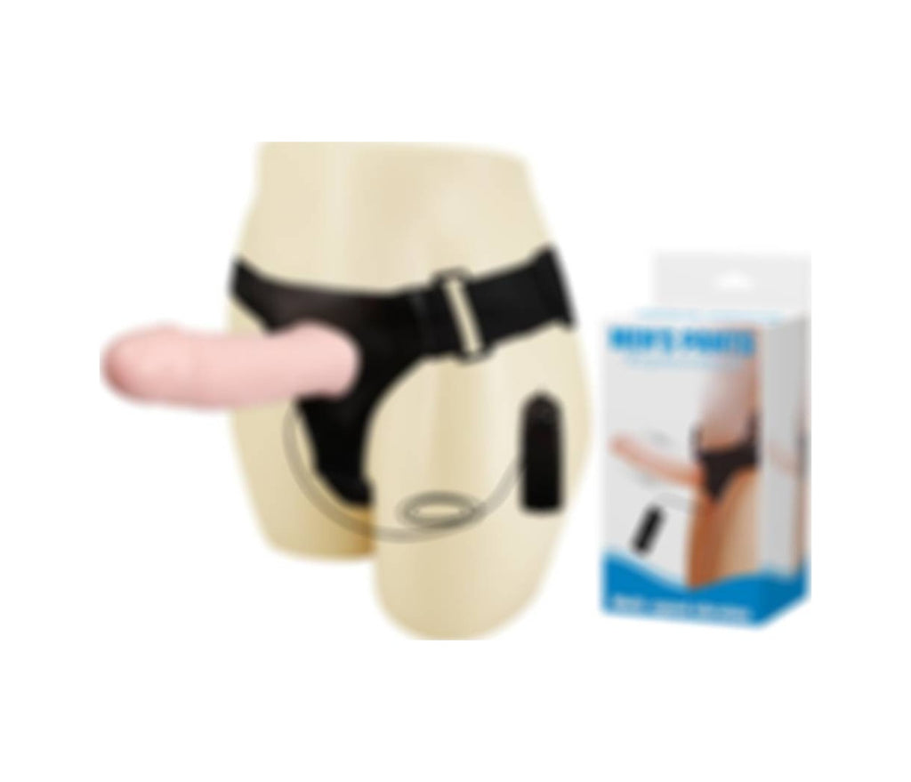 Baile Men'S 17 Cm Içi Boş Belden Bağlamalı Titreşimli Protez Penis