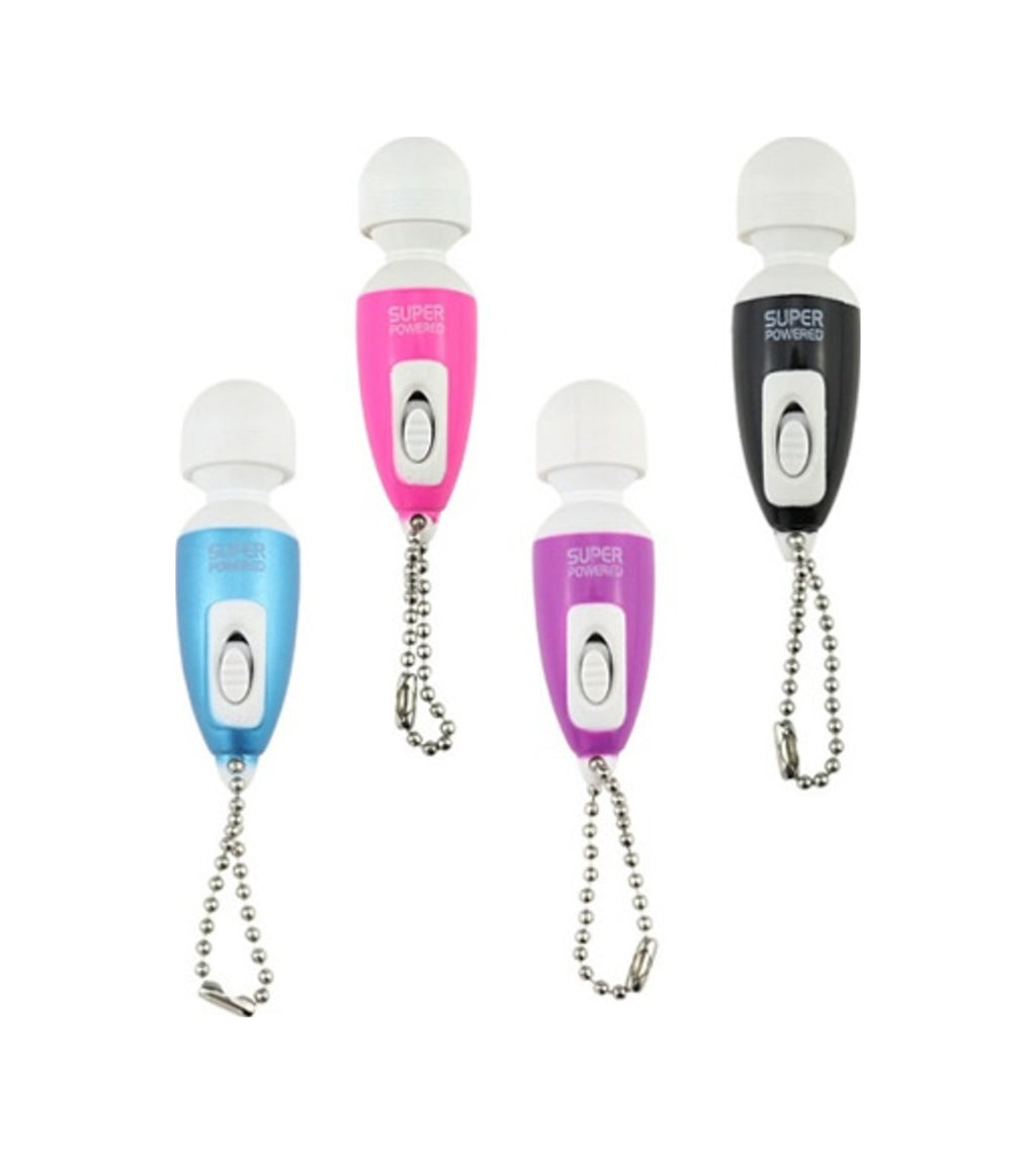 Powered 6 Cm Mini Vibratör Mastürbatör Anahtarlık Vibratör Pembe