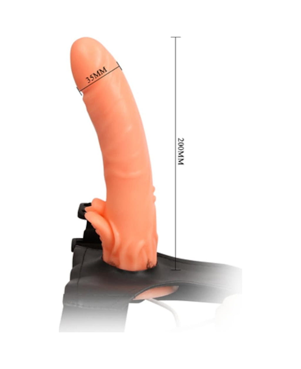Baile Harnes 20Cm Titreşimli Belden Bağlamalı Penis Realistik Protez