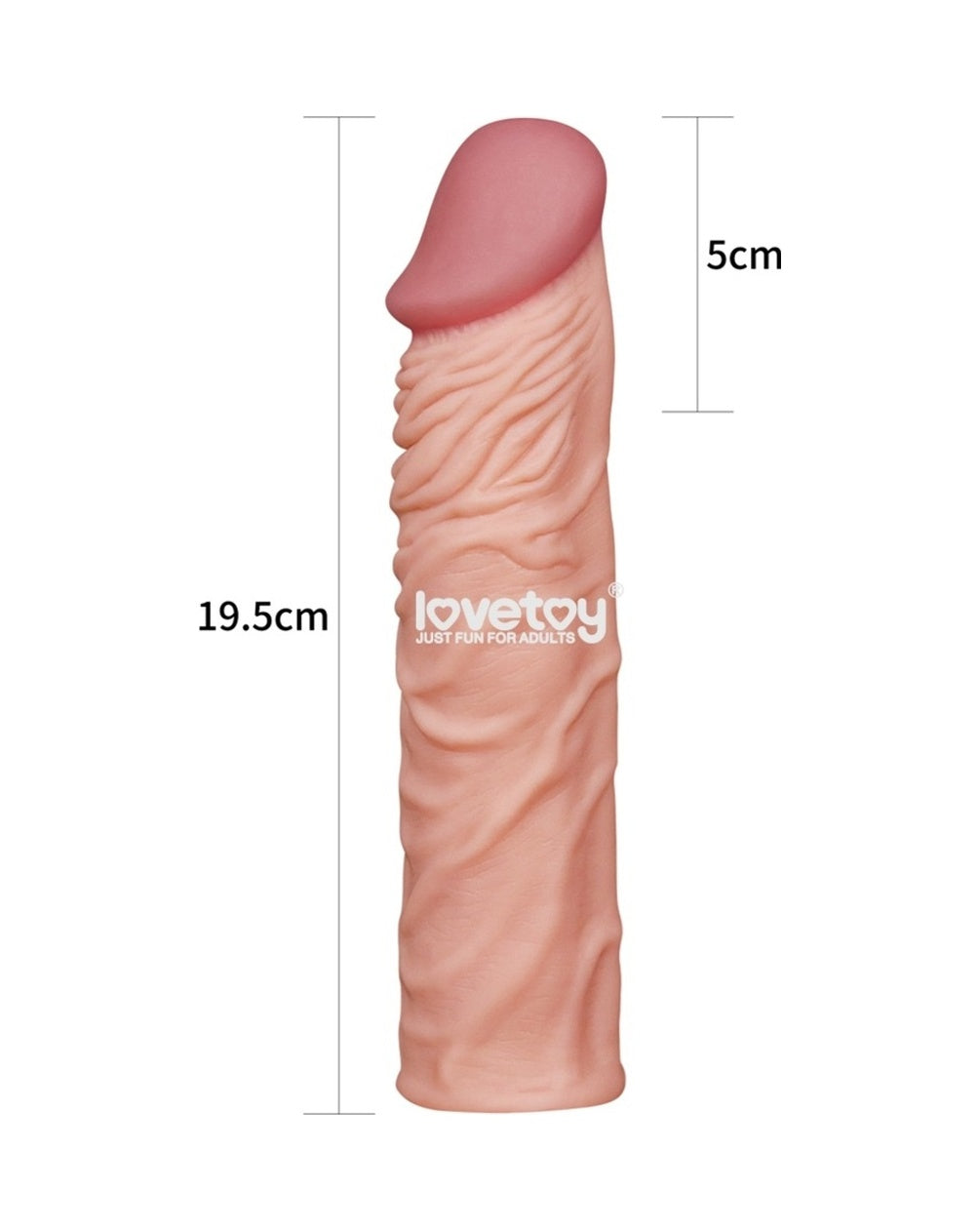 Lovetoy X-Large Realistik Uzatmalı Penis Kılıfı