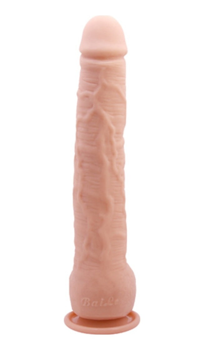 Baile Beautiful 27 Cm Süper Gerçekçi Vantuzlu Damarlı Dev Penis Dildo