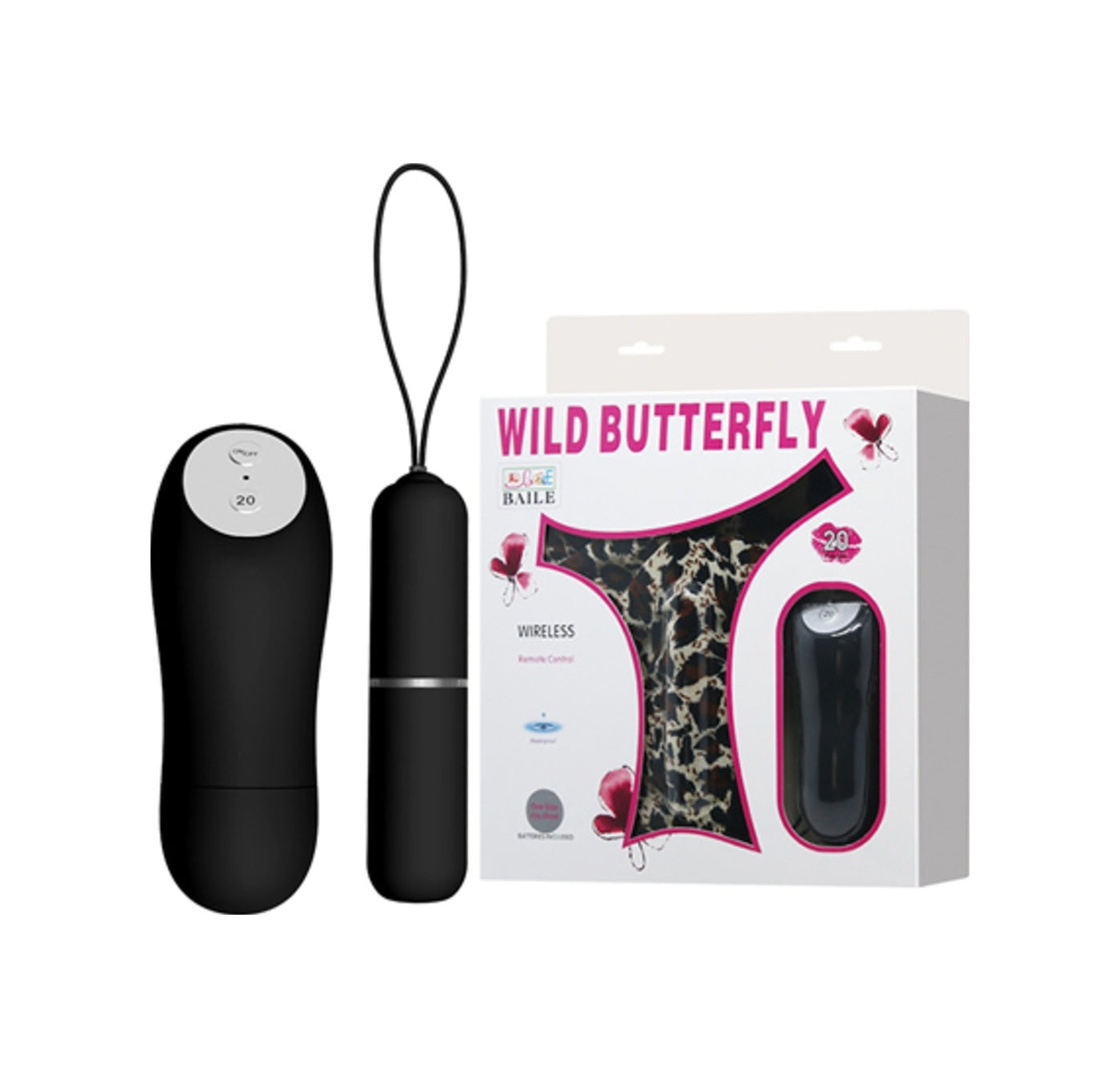 Baile Wild 20Titreşimli Uzaktan Kumandalı Klitoris Vibratör Mastürbatör