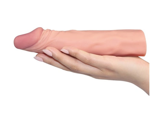 Pleasure X-Tender 6 CM Dolgulu Realistik Uzatmalı Penis Kılıfı