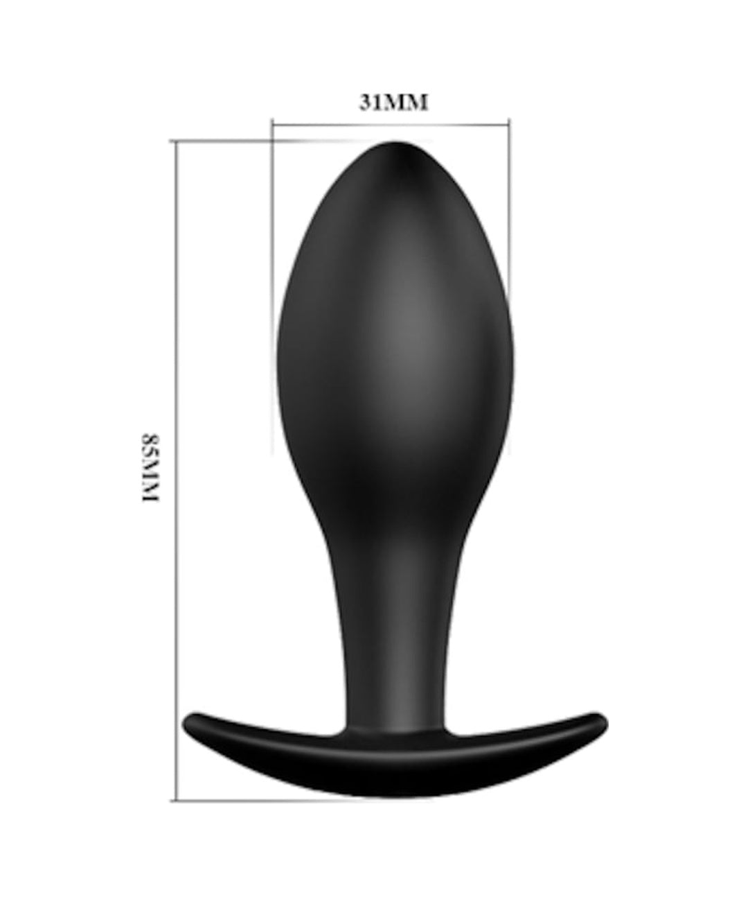 Pretty Love 9 Cm Zenci Anal Plug Anal Tıkaç Tıpa Stimülatör Anal Penis
