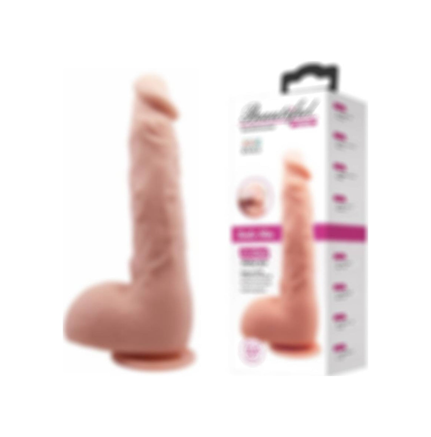 Baile Jasons 24 Cm Vantuzlu Gerçekçi Realistik Penis Anal Vajinal Dildo